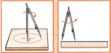 Как без циркуля нарисовать ровный круг без циркуля