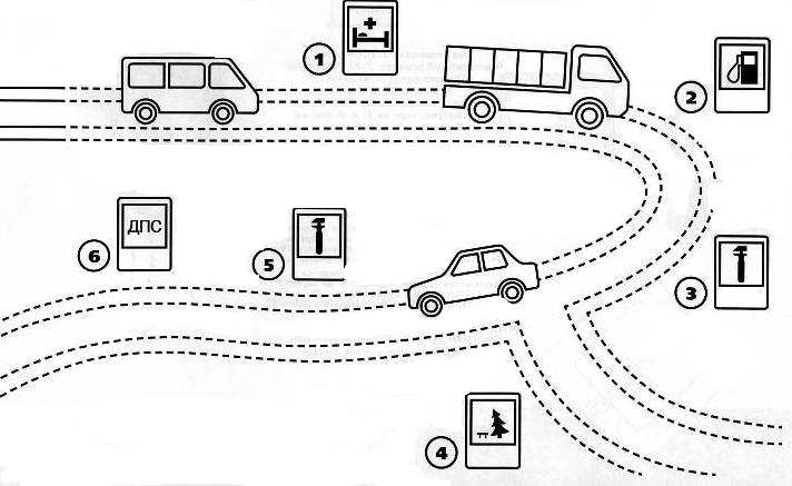 Едешь и вдруг видишь у самой дороги стоит силуэт схема