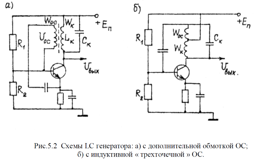 Lc генераторы схема