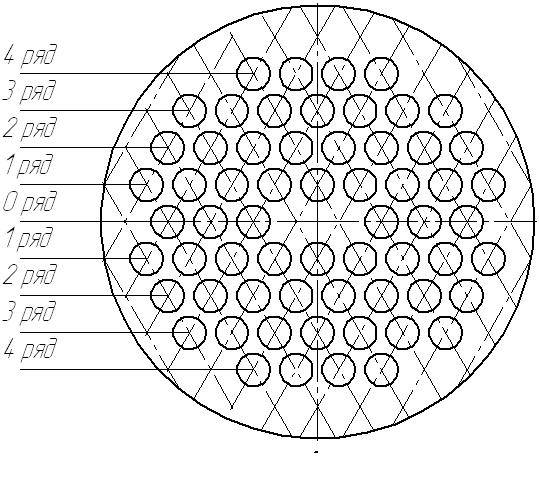 Трубная решетка теплообменника чертеж