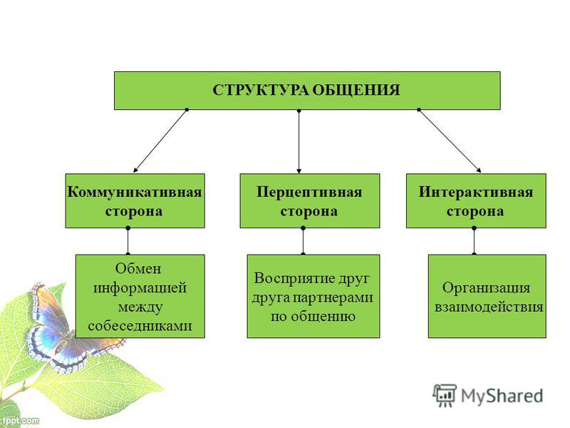 Реферат: Структура общения. Перцептивная, коммуникативная, интерактивная стороны общения