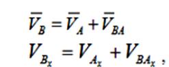 Ах равно б. Теорема о проекциях скоростей двух точек плоской фигуры.