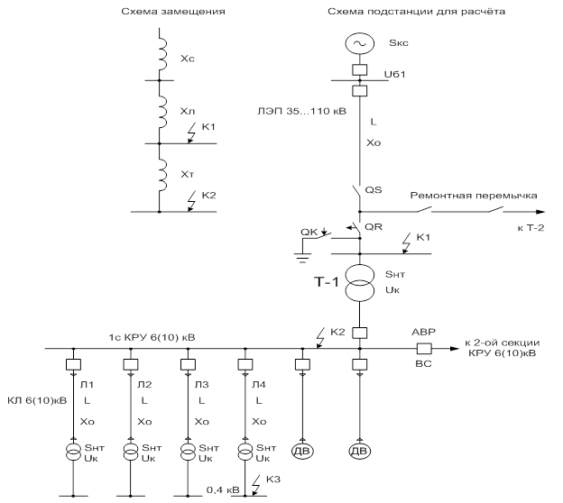 Расчет и проектирование схем электроснабжения шеховцов ответы