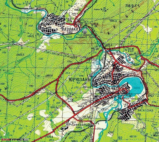 Спутниковая карта воткинского района