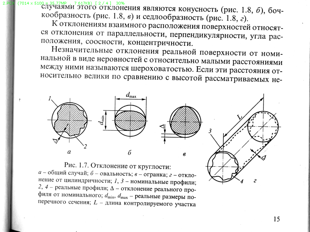 Отклонений от проекта по геометрическим параметрам нет