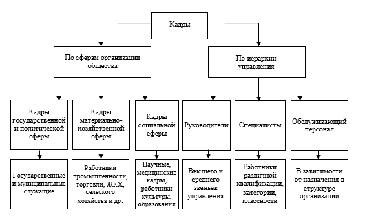 Рисунок 1 классификация персонала