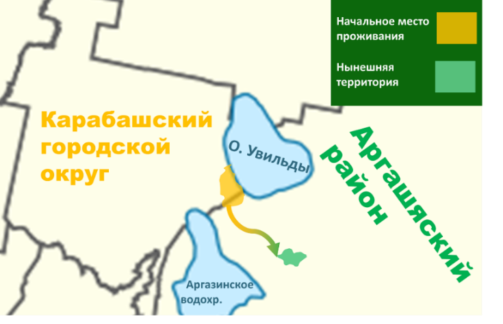 Карта карабашского городского округа