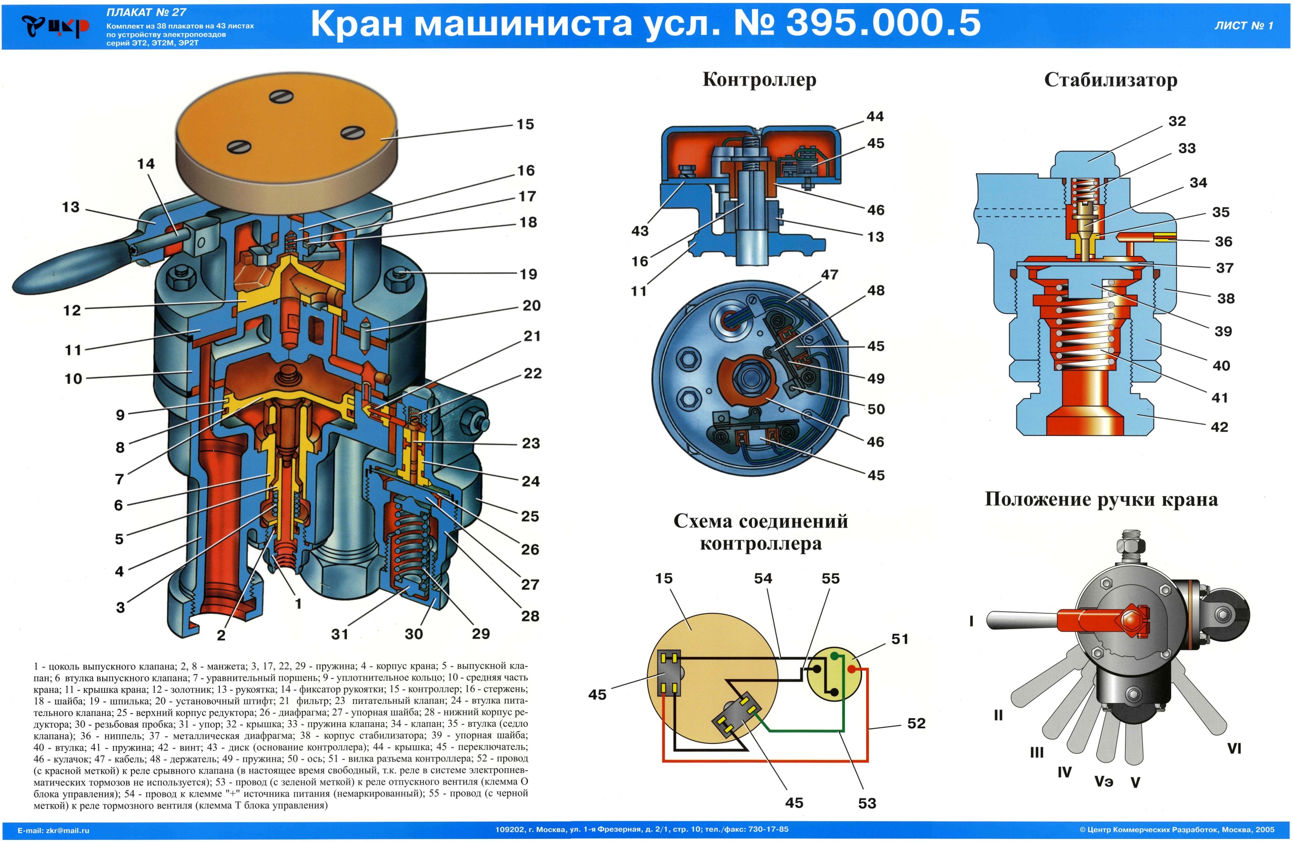 Положения крана машиниста. Кран 395 обратный клапан. Кран машиниста усл.394 (395). Кран машиниста 395. Конструкция крана машиниста 395.