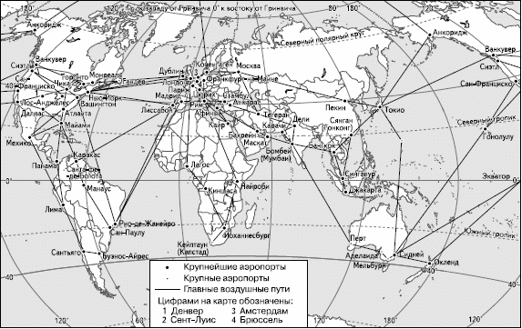 Карта морской транспорт мира