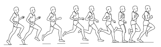 Совершенствование техники бега на средние дистанции техника финиширования рисунок