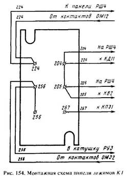 Схема 13. Монтажные схемы РШ. Схема монтажа РШ. РШ на схеме. Монтажные схемы панелей зажимов чмэ3т.
