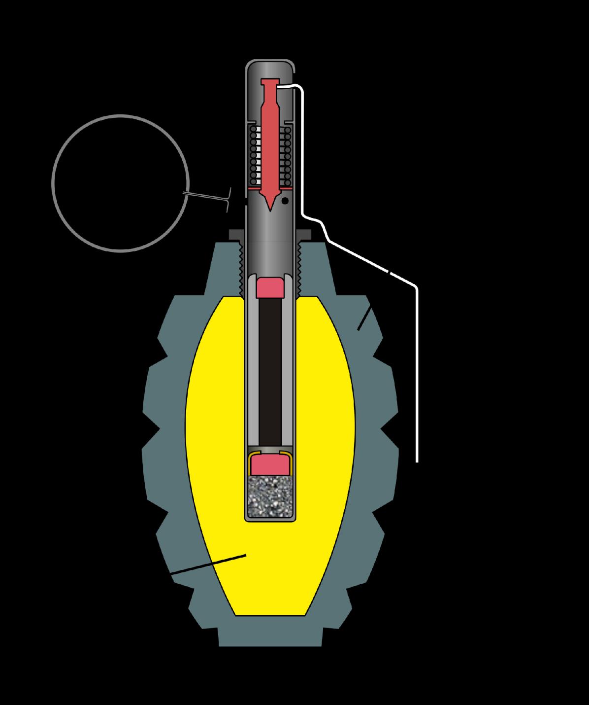 Механизм ф 1. Взрыватель гранаты ф1 в разрезе. Граната Лимонка ф1. Ф-1 граната гранаты. Устройство гранаты ф1.
