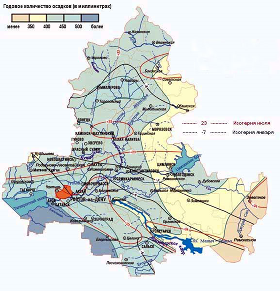 Карта водоемов ростовской области