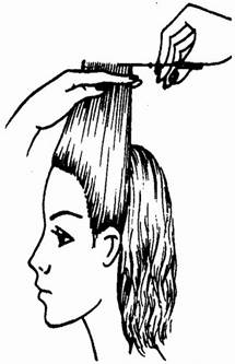 Как сделать что бы волосы делились на пряди