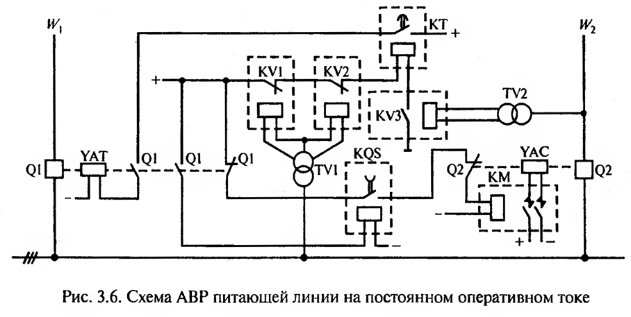 Автоматический регулятор напряжения схема