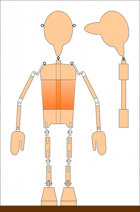 Пивная марионетка чертежи